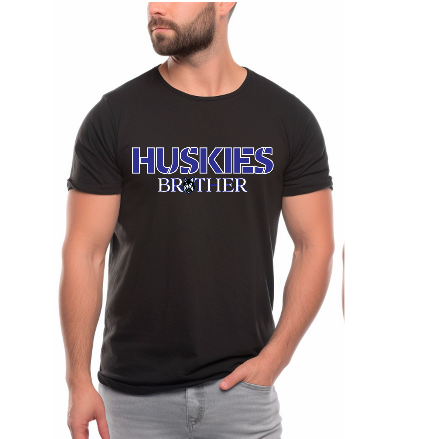 Huskies Brother Support T-Shirt